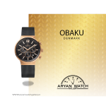 ساعت مچی مردانه اوباکو OBAKU V180GCVBMB-گالری-ساعت-آریان