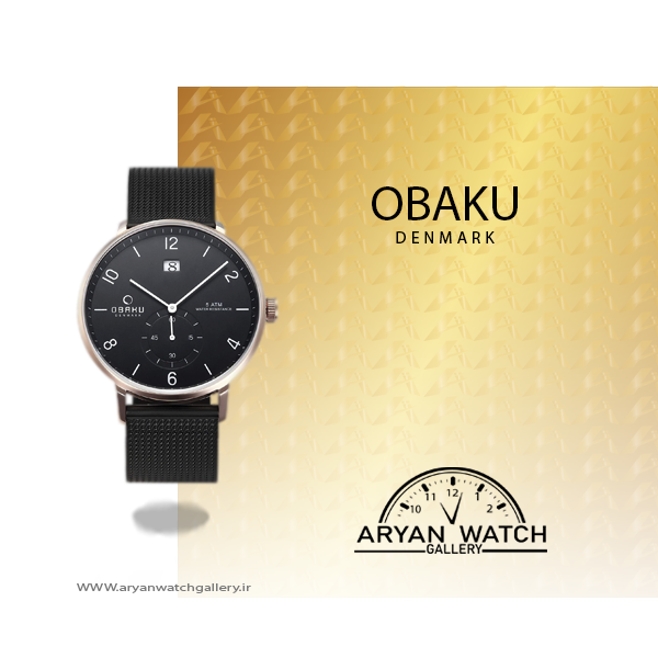 ساعت مچی مردانه اوباکو OBAKU V190GDVBMB-گالری-ساعت-آریان