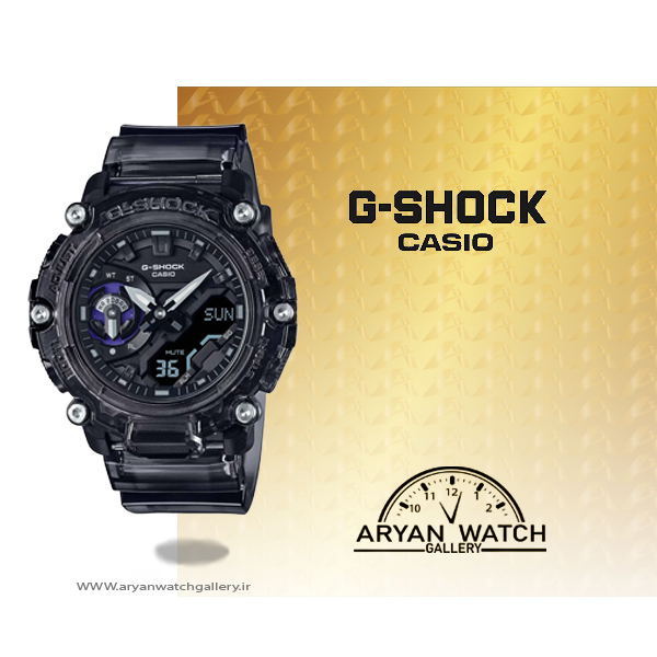 ساعت ; کاسیو ga-2200skl-8adr - گالری ساعت آریان ارومیه