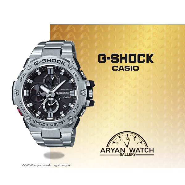 ساعت ; کاسیو gst-b100d-1a- گالری ساعت آریان ارومیه