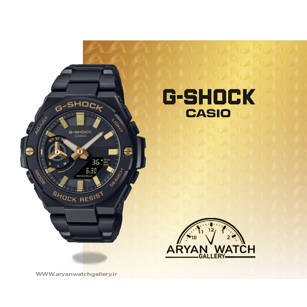 ساعت کاسیو gst-b500bd-1a9dr - گالری ساعت آریان ارومیه
