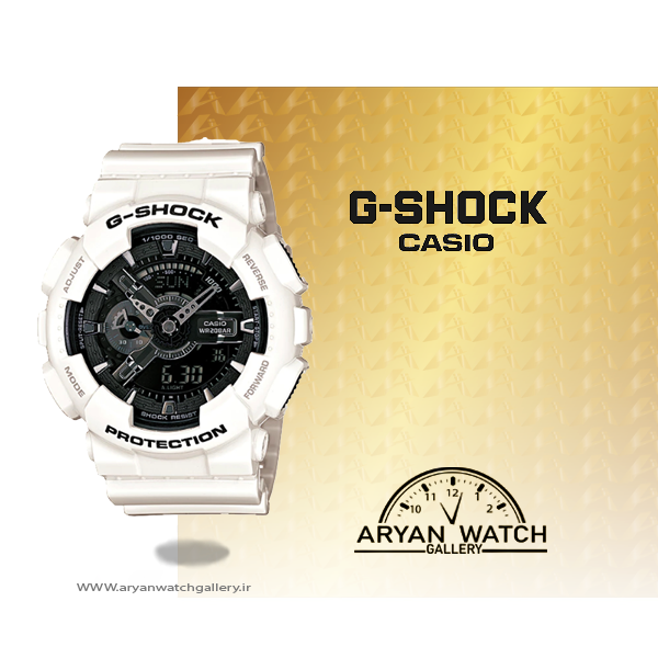 ساعت کاسیو ga-110w-7adr - گالری ساعت آریان ارومیه