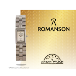 ساعت رومانسون - romanson rm3255cl1wm12w زنانه
