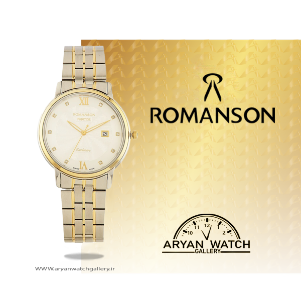 ساعت رومانسون - romanson tm3258hm1gas1g مردانه