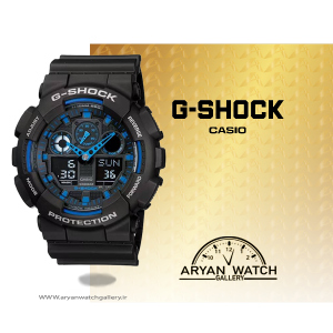ساعت مچی  مردانه  | کاسیو  جی شاک  CASIO G-SHOCK GA-100-1A2DR