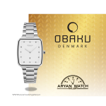 ساعت مچی زنانه | اوباکو OBAKU V271LDCWSC