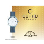 ساعت مچی زنانه | اوباکو OBAKU V273LDRIMA
