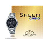 ساعت مچی زنانه | کاسیو شین  CASIO SHEEN SHE-3516D-1AUDF